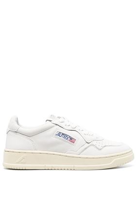 Sneakers basse Medalist in pelle Autry | AULWGG04GOAT WHITE